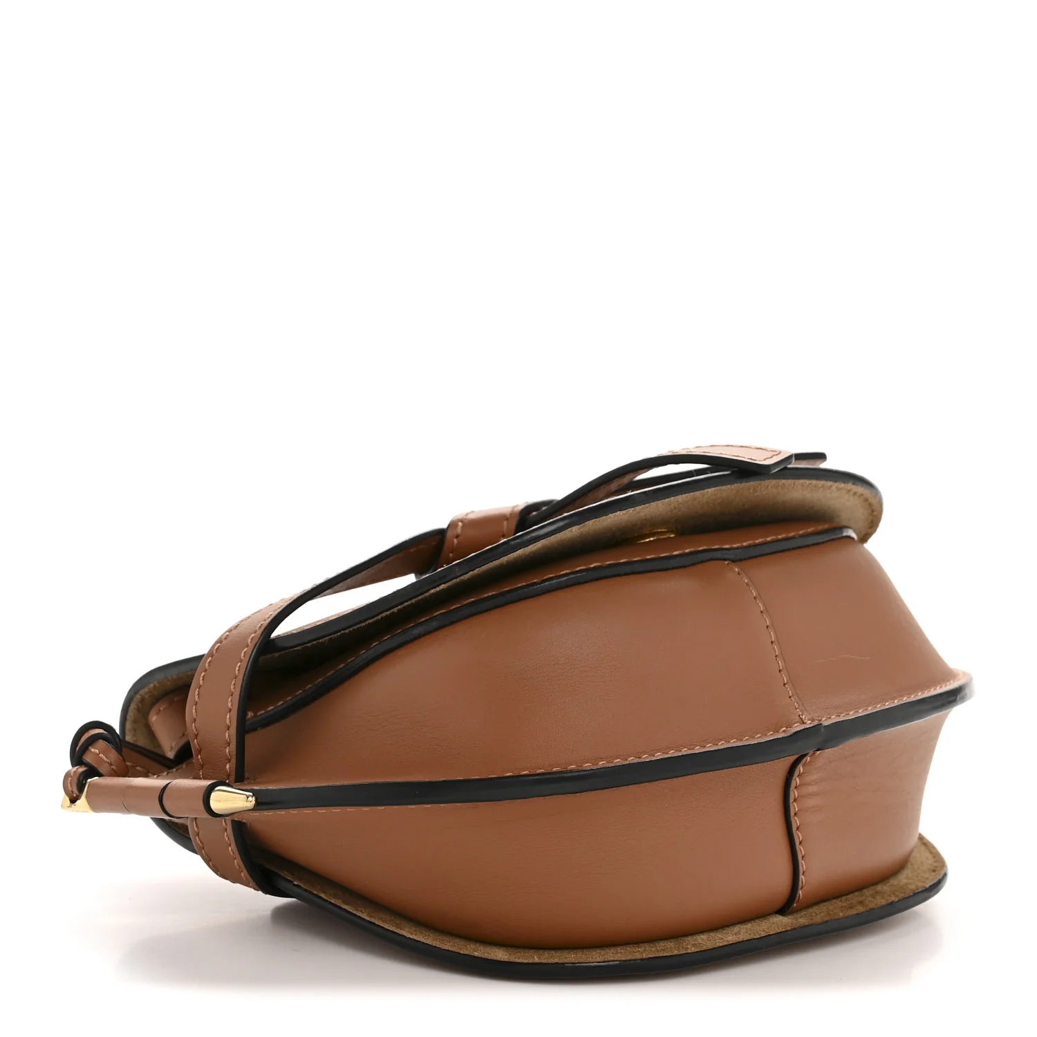 Calfskin Jacquard Mini Gate Dual Bag Tan - Top Club