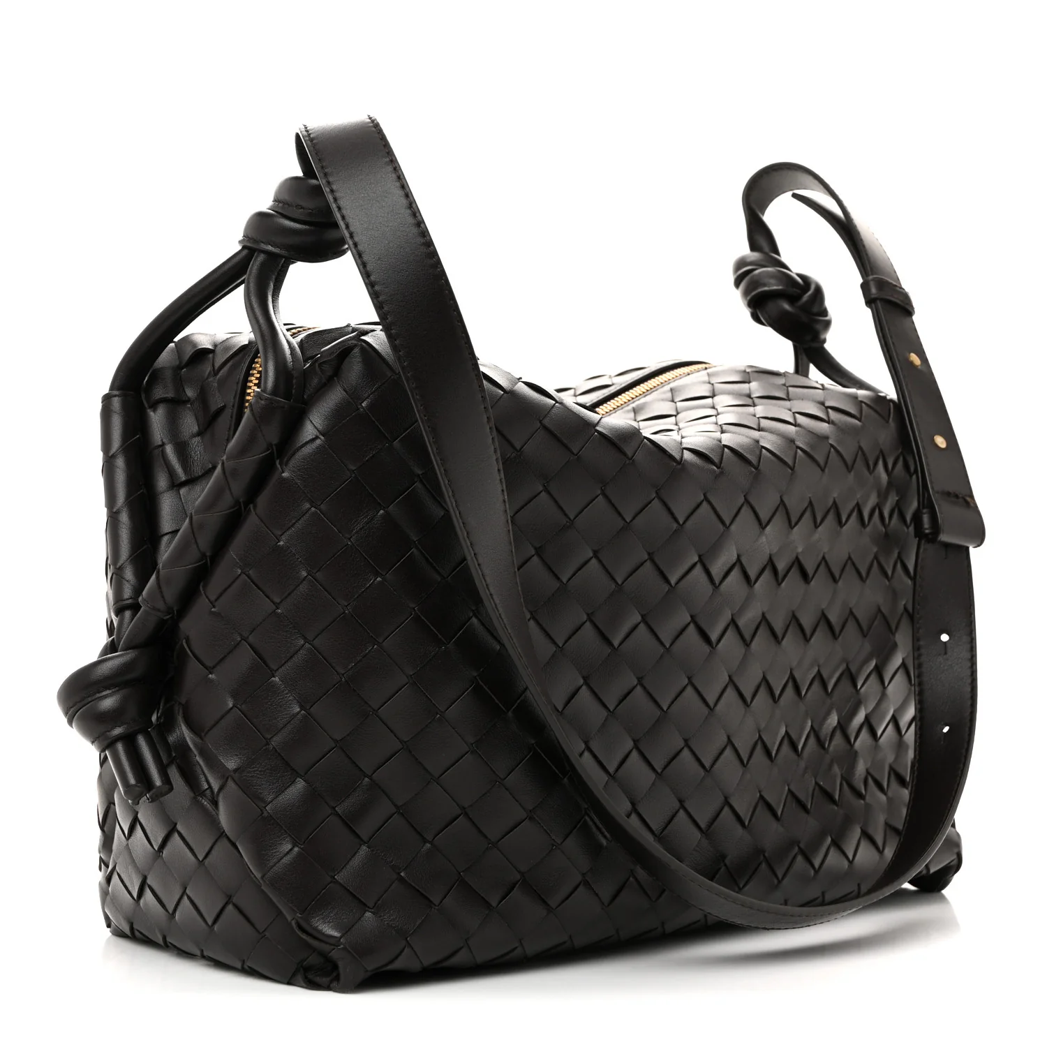 Nappa Intrecciato Medium Loop Weekender Bag Fondant - Top Club