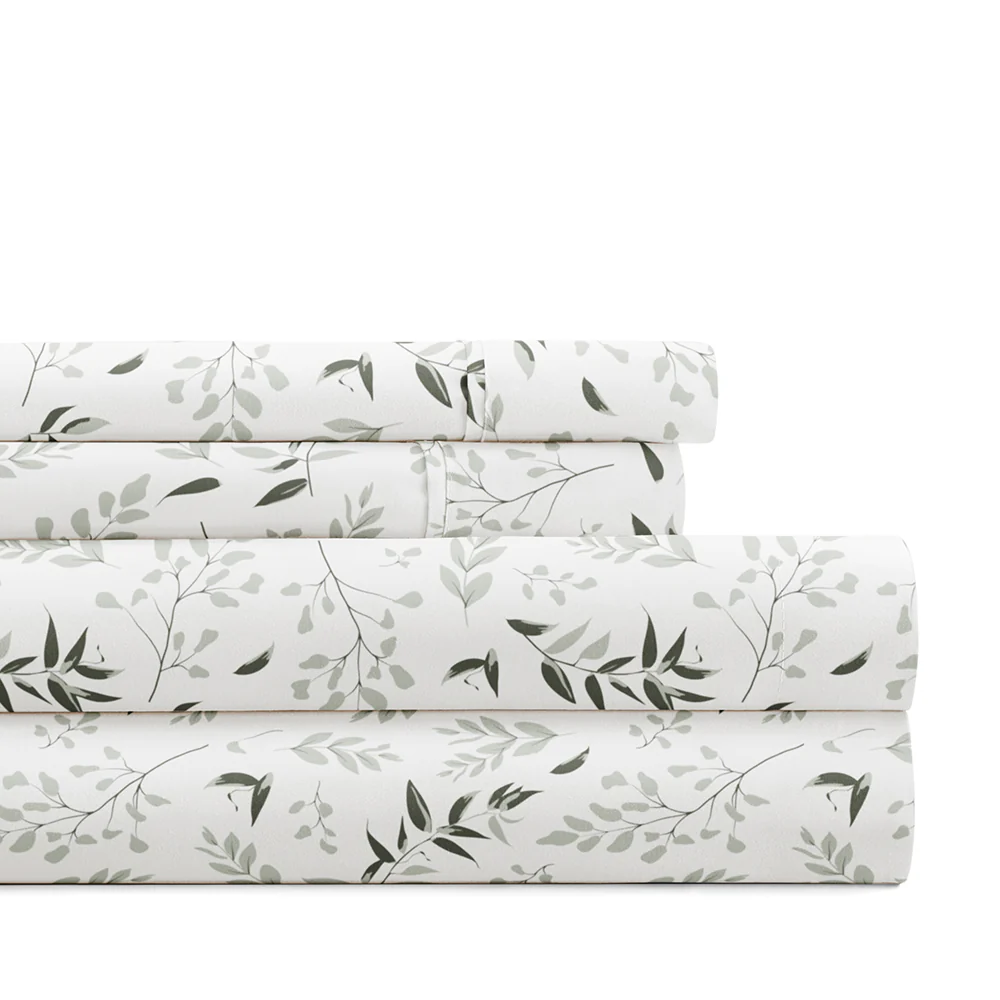 Tossed Foliage 4-Piece Pattern Sheet Set (Sale)