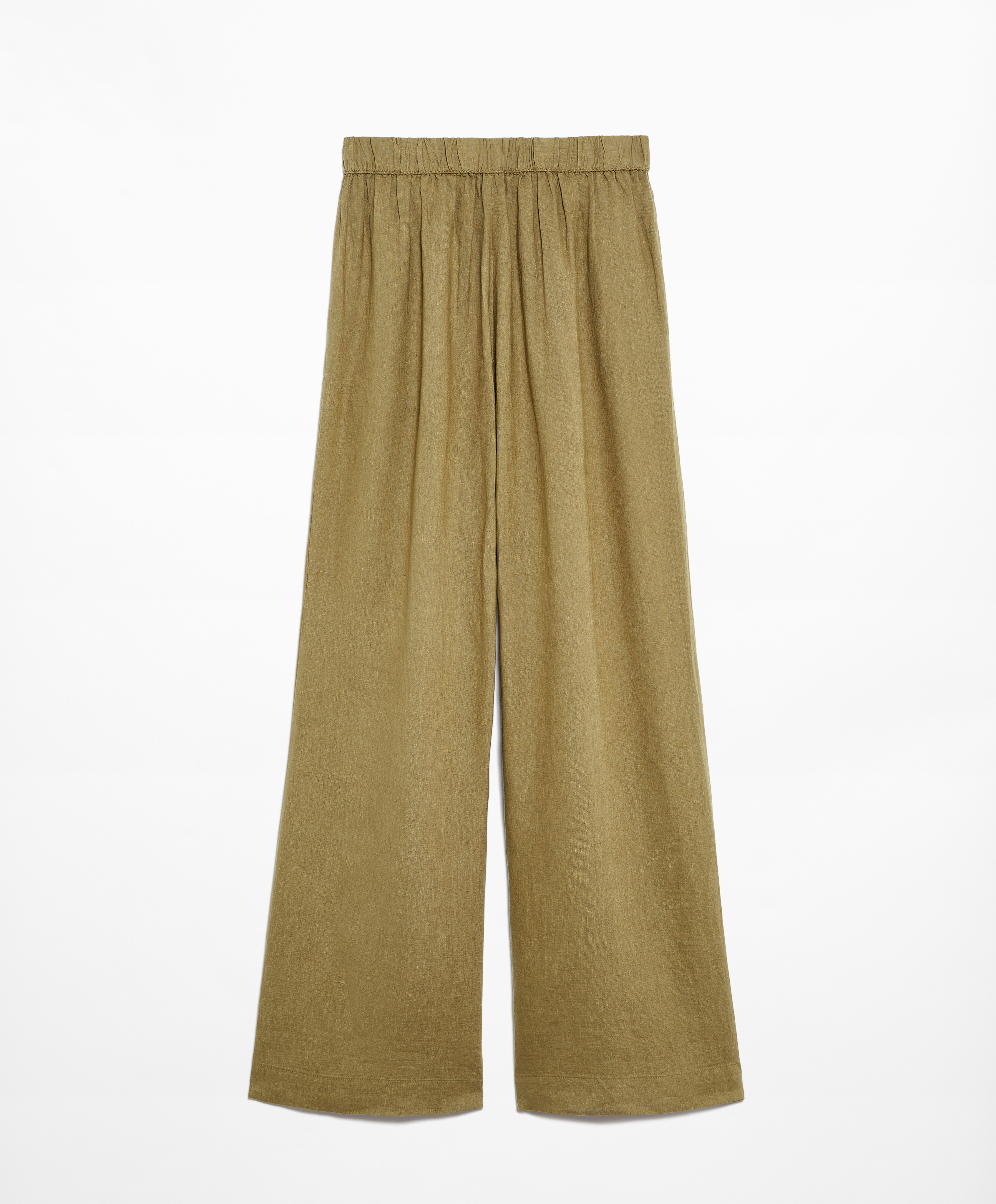 OYSHO Tailored-fit 100% linen trousers