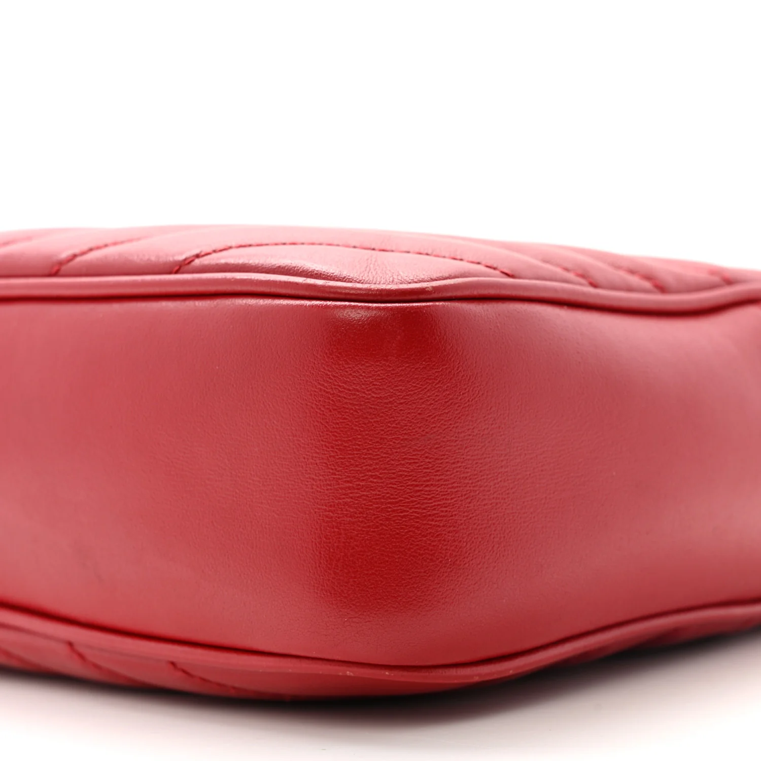 Calfskin Matelasse Monogram Lou Camera Bag Red - Top Club