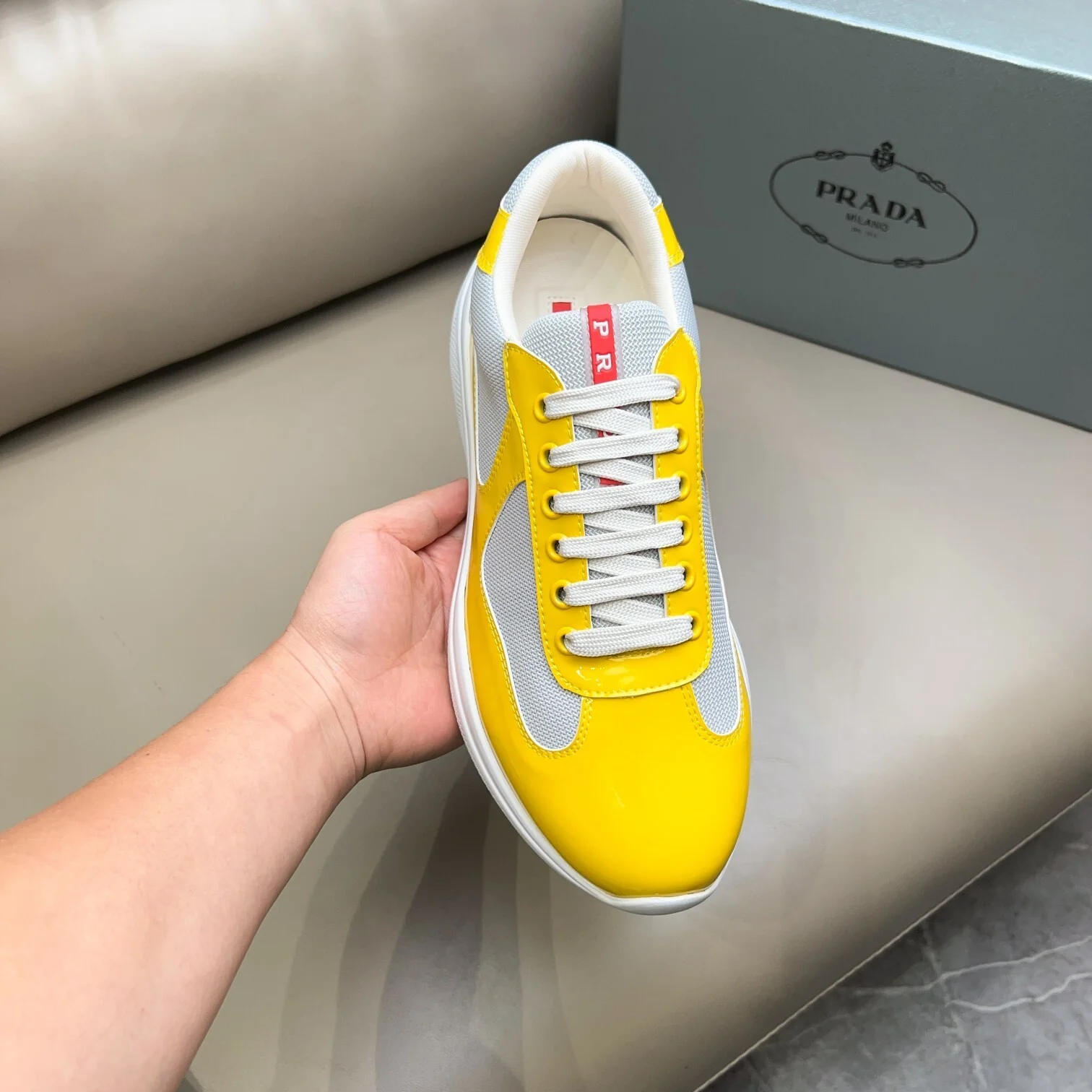 Prada Unisex Sneakers Luxury Fashion Sneakers - Sneaker Replica Workshop