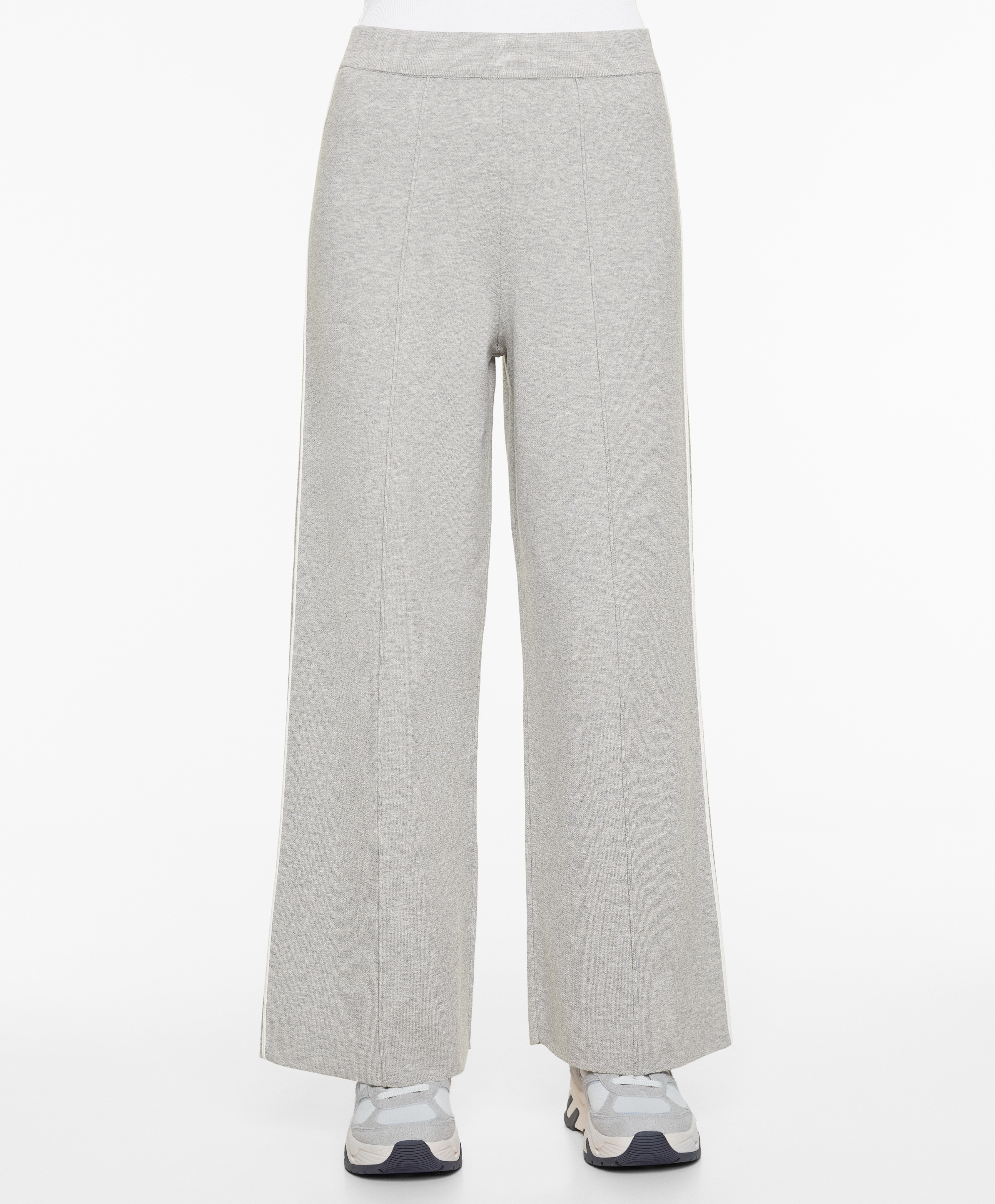 OYSHO Straight-leg trousers with piping