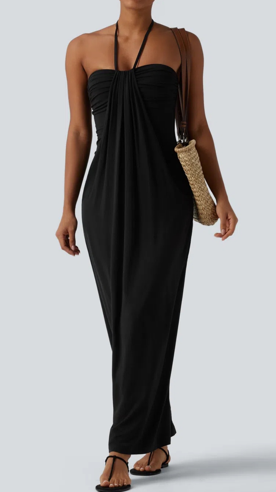 Women's Halter-Neck Backless Maxi Dress - Nordfashionstorm - Women's Clothing, Fashion for You - Nordfashionstorm.com