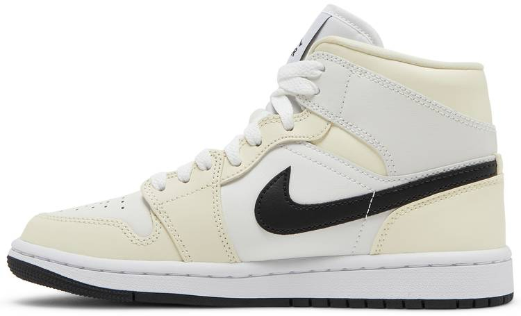 Wmns Air Jordan 1 Mid  Coconut Milk  BQ6472-121 - Sneaker Replica Workshop