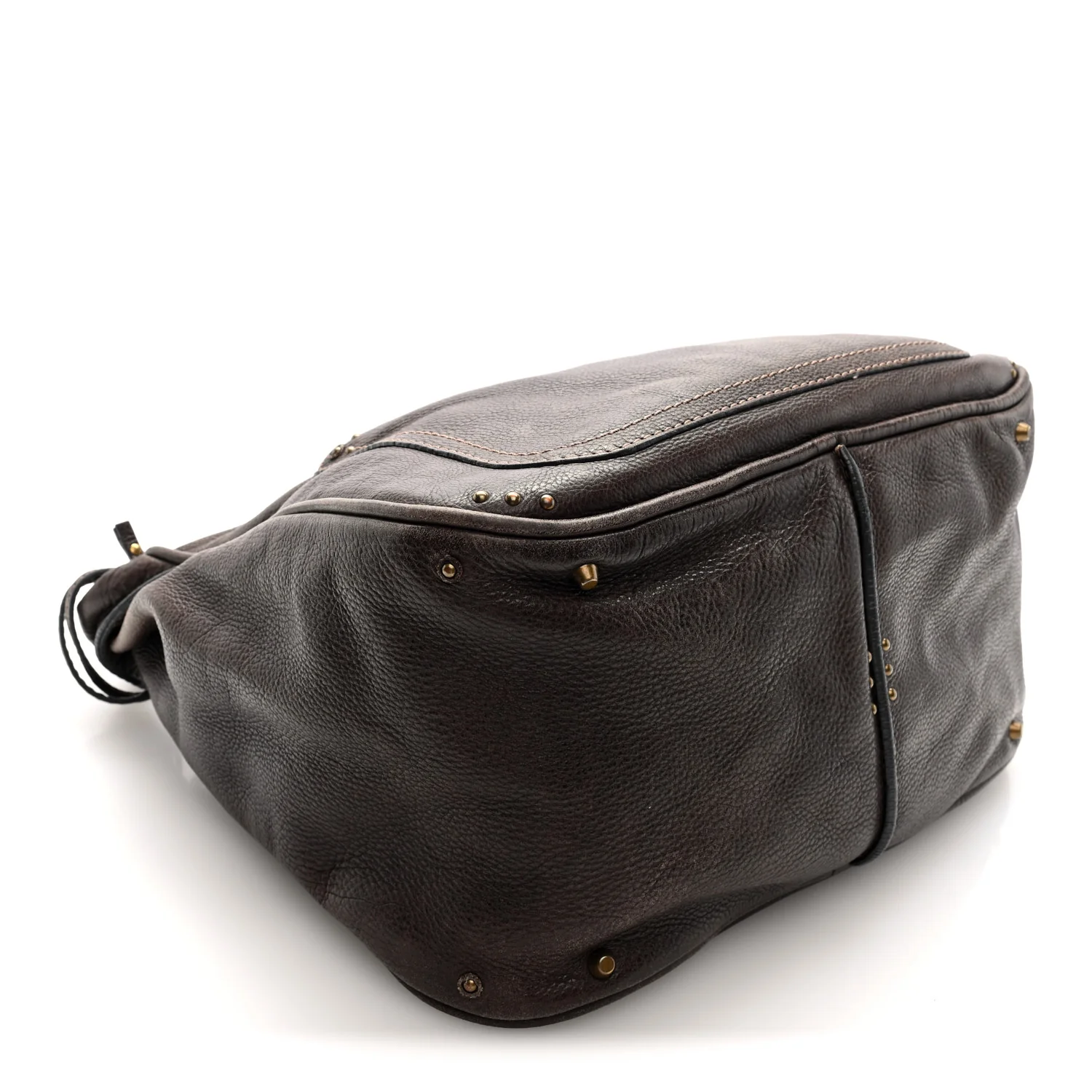 Calfskin Paddington Hobo Brown - Top Club