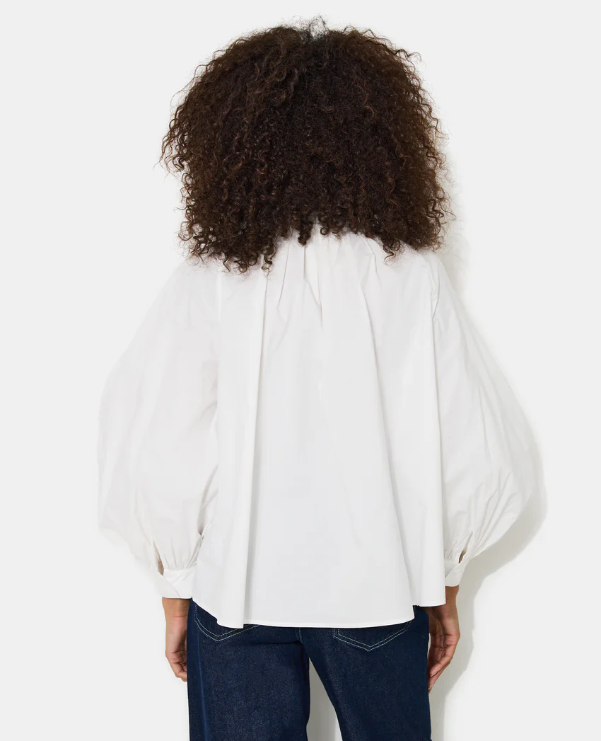 Pimkie Blouse en popeline avec pinces et manches ballons