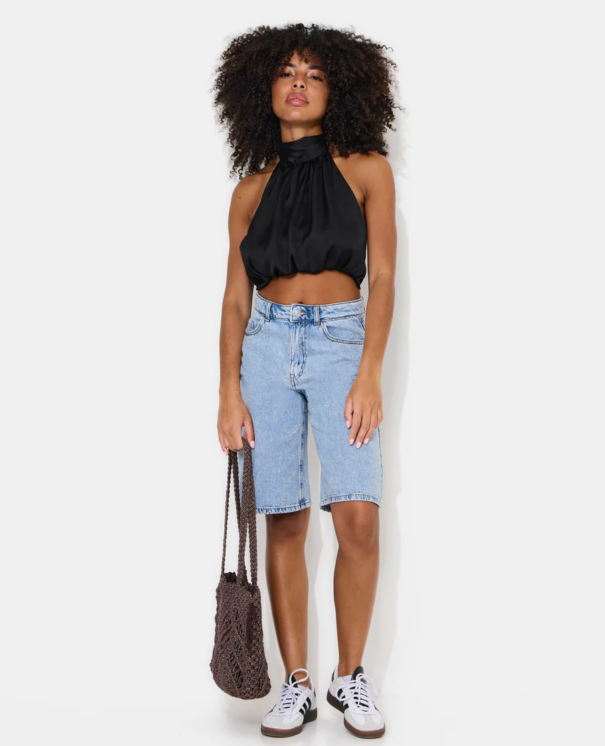 Pimkie Top court dos-nu en satin