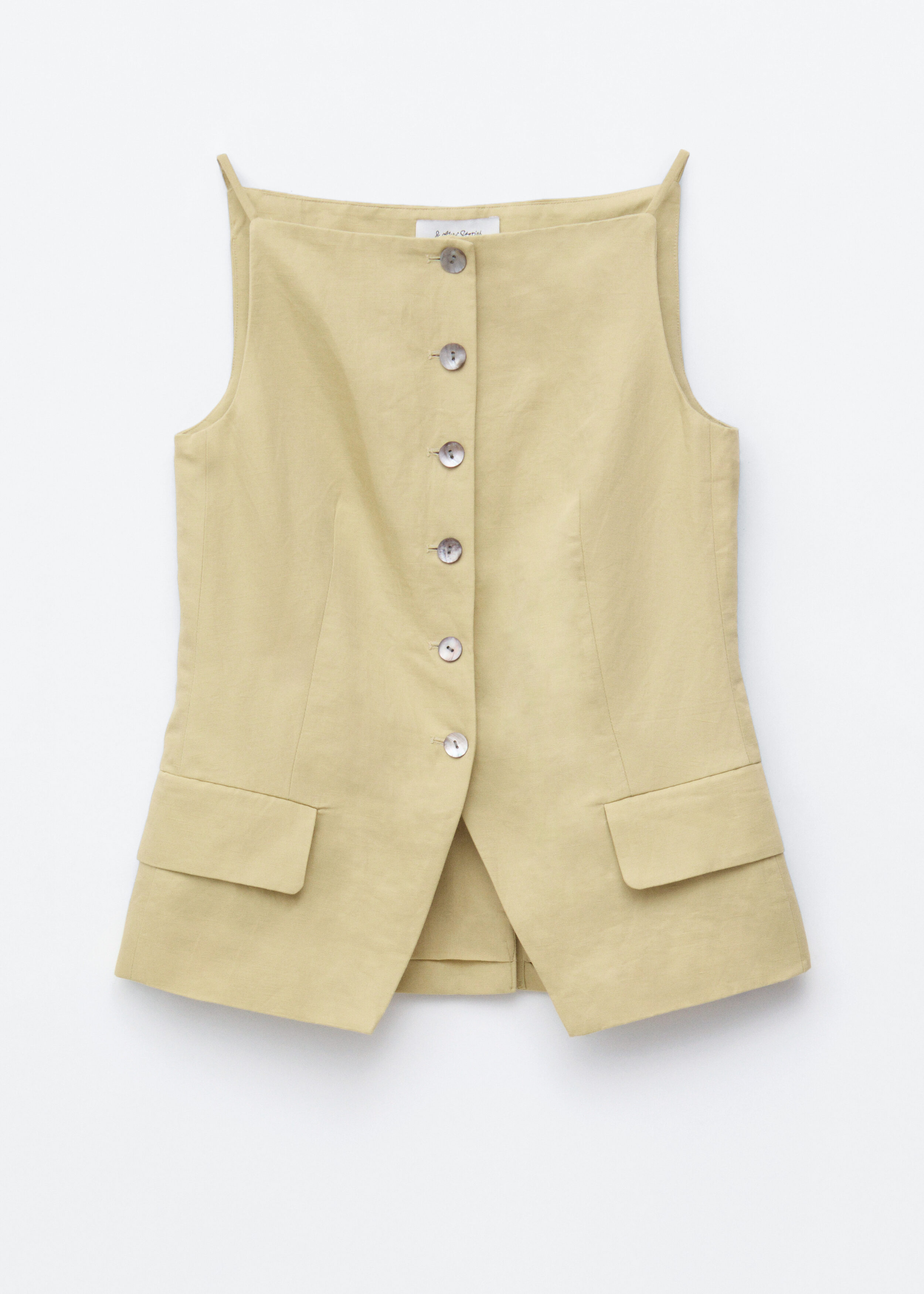 & Other Stories TAILORED VEST TOP