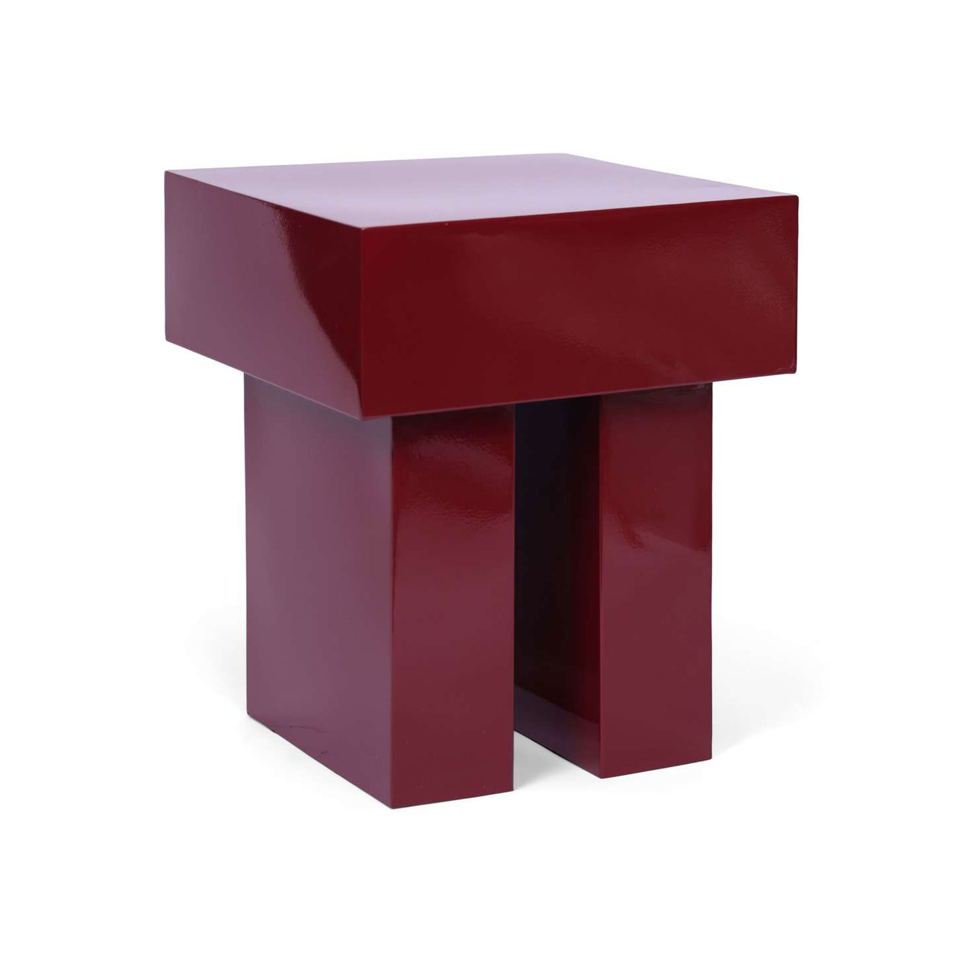 Bijzettafel Trix bordeaux