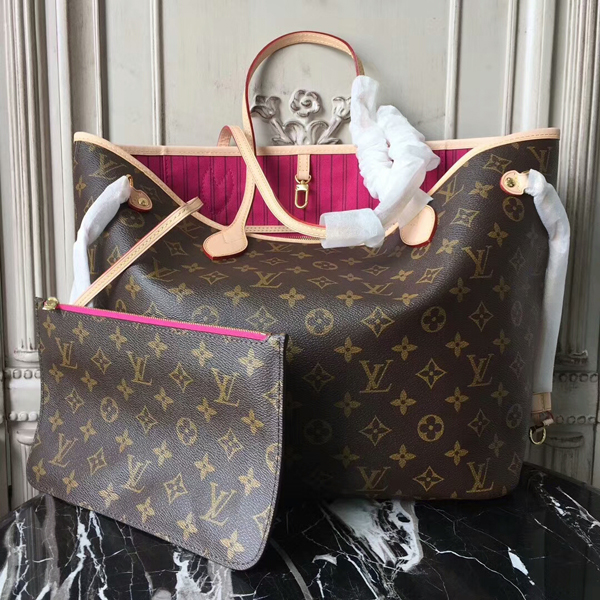 L M41178 Neverfull MM Shoulder Bag Monogram Canvas - Top Club