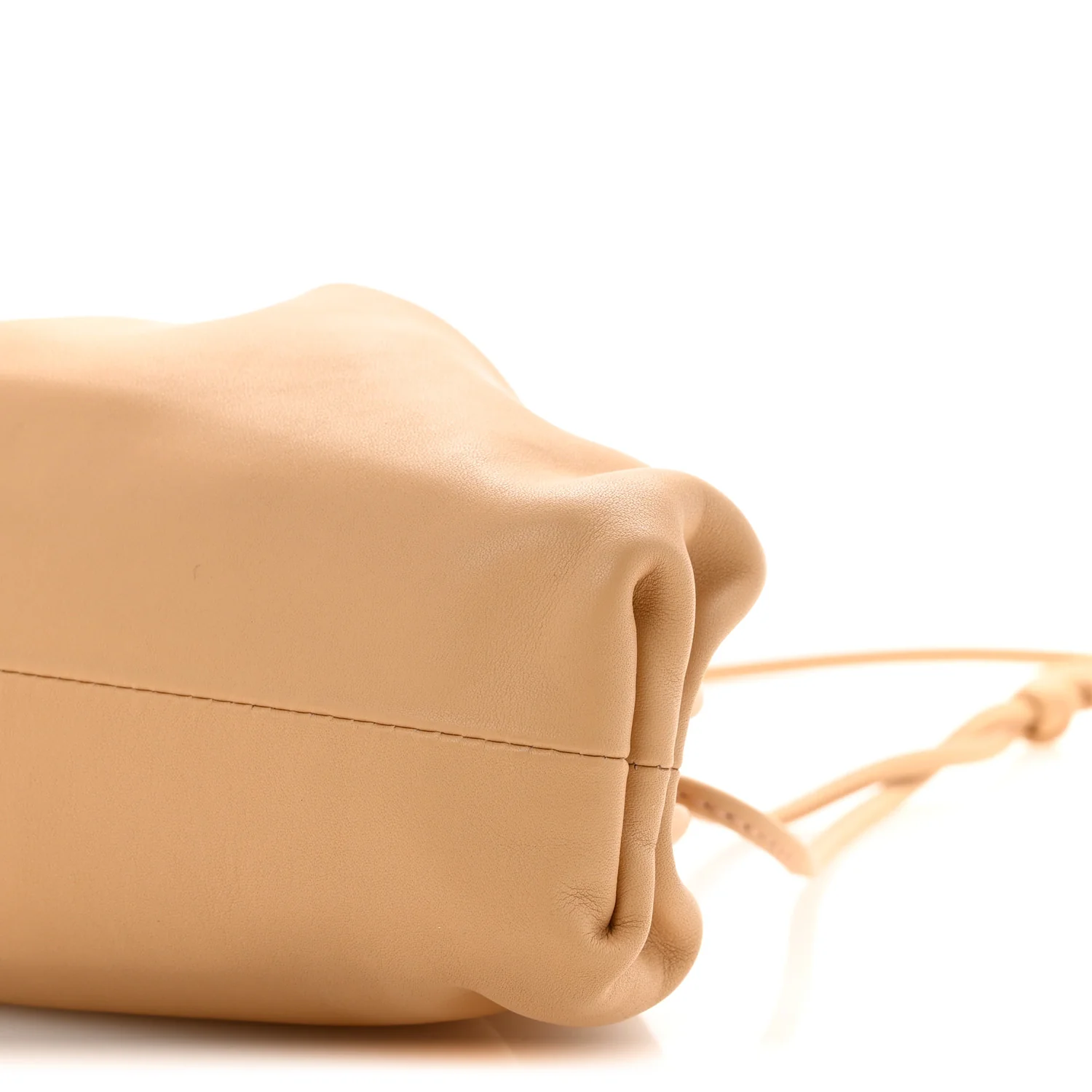 Butter Calfskin The Mini Pouch Almond - Top Club