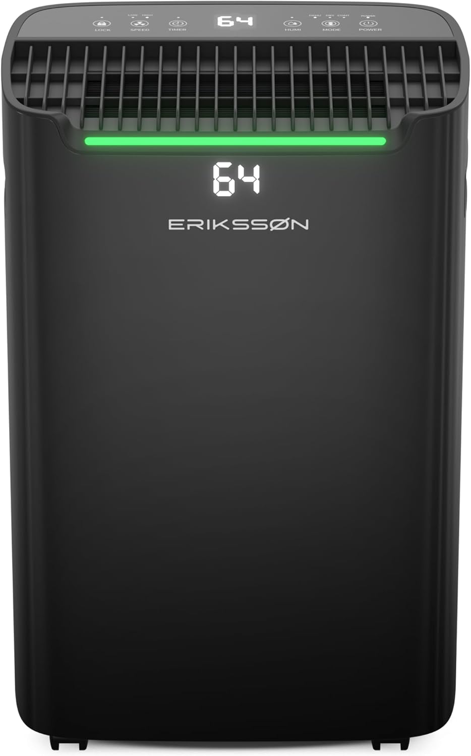 Deumidificatore Dry Pro Plus - Deumidifica fino a 20 litri al giorno - Funzione lavaggio a secco - Adatto per camera da letto, bagno, soggiorno e cantina - Dehumidifier - Nero
