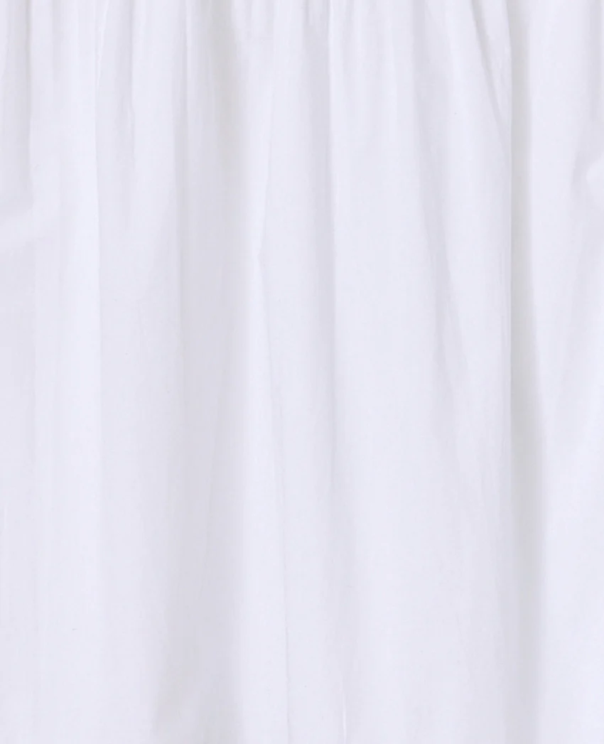 Pimkie Blouse en popeline avec dentelle et volants