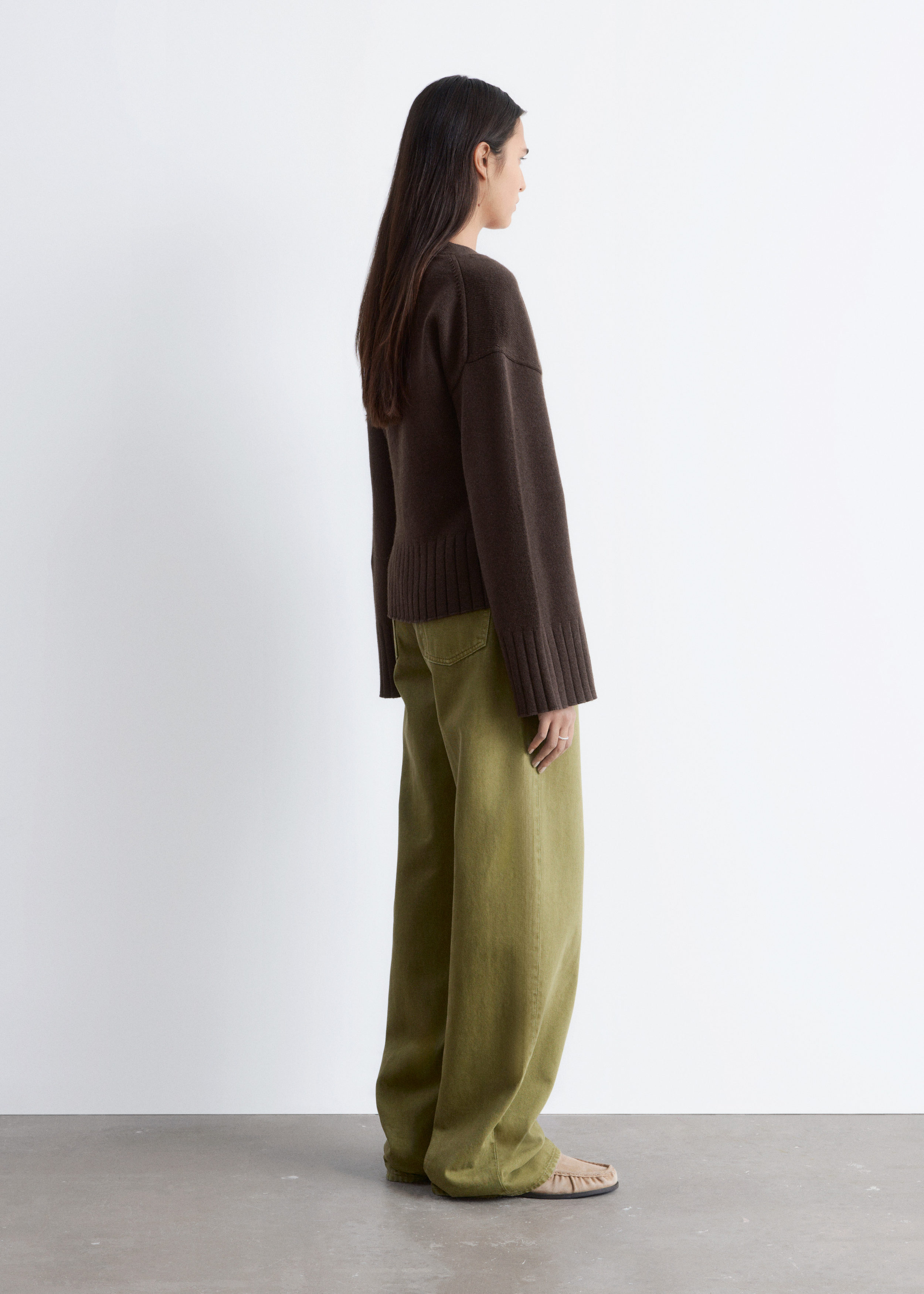 & Other Stories TAPERED KNIT CARDIGAN