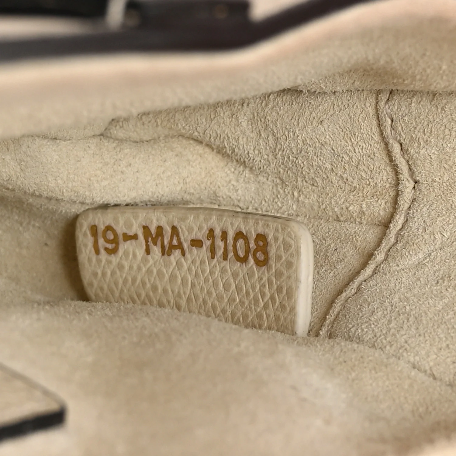 Grained Calfskin Mini Saddle Bag White - Top Club