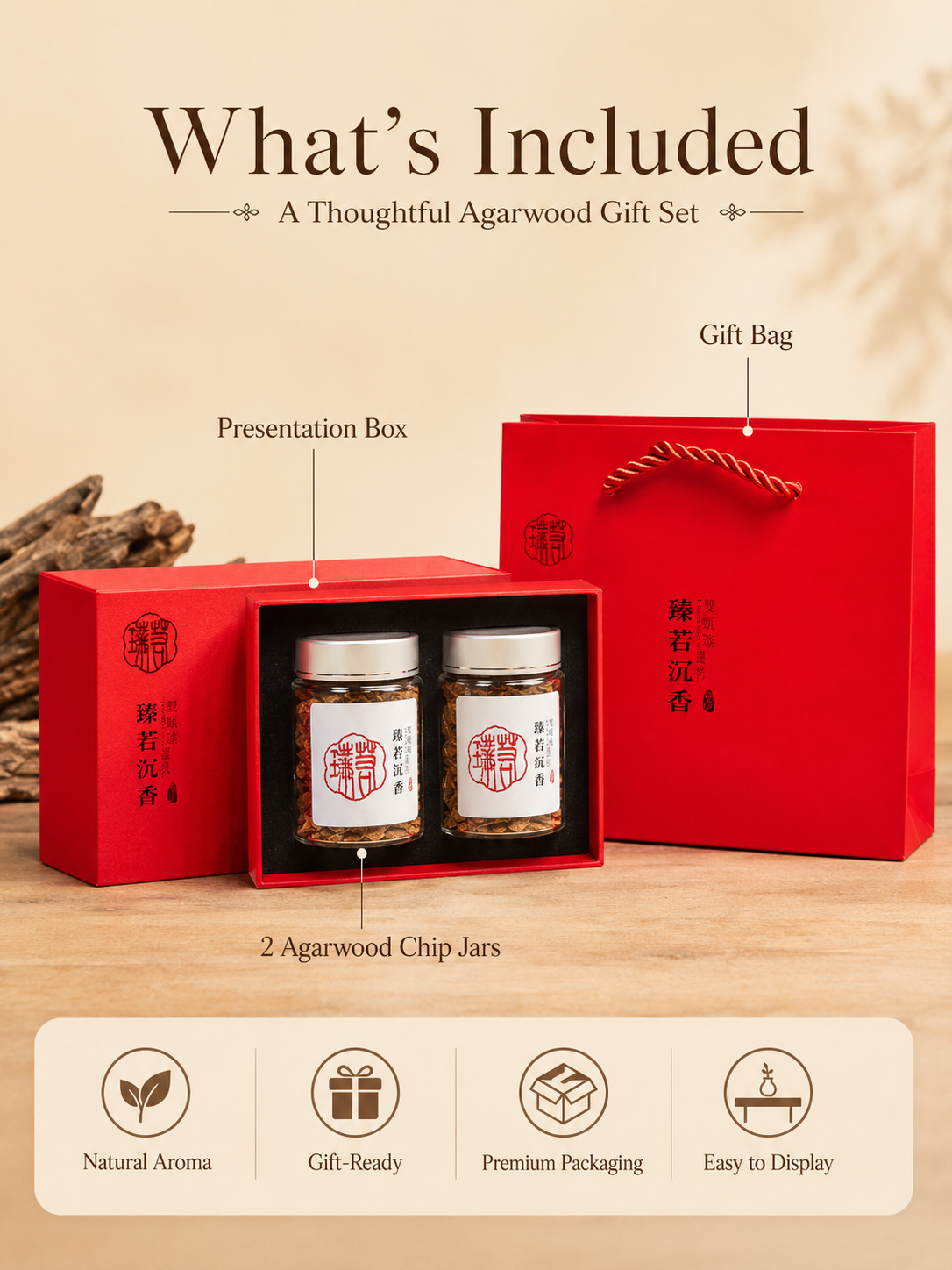 Premium Agarwood Aromatherapy Chip Set