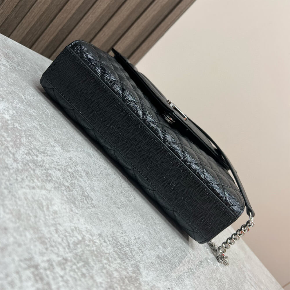 YSL envelope medium in grained leather - Top Club