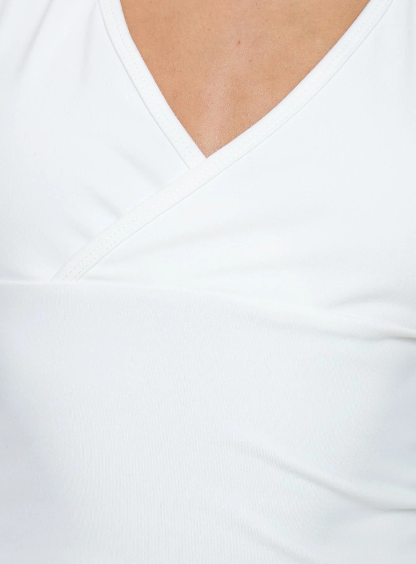 Stand By Halter Top White