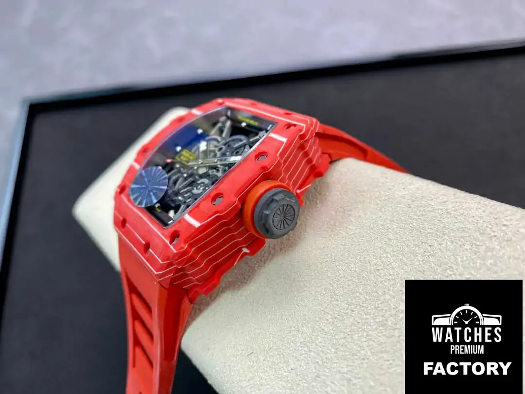 Richard Mille RM035-02 RM Factory Red Rubber Strap