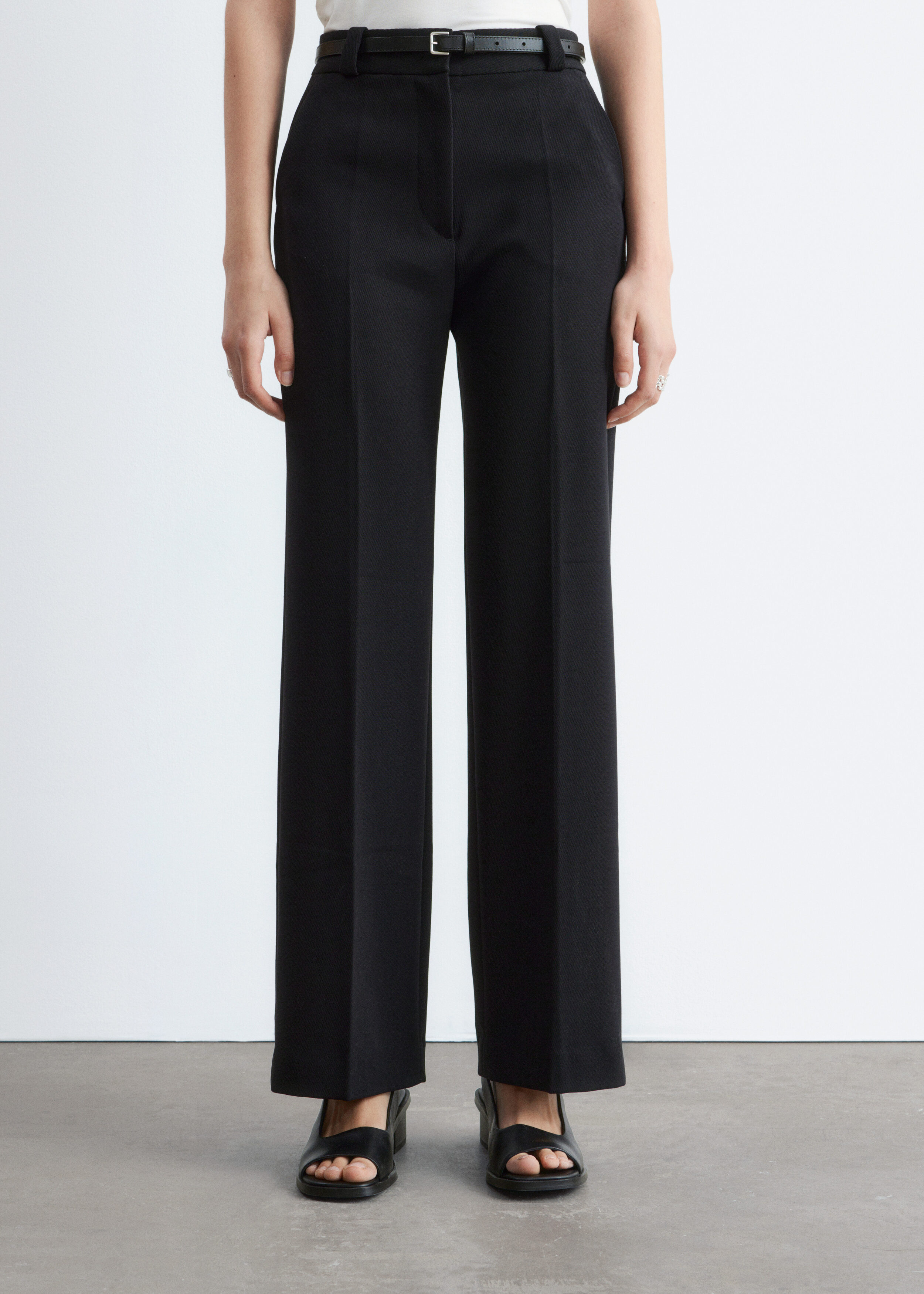 & Other Stories STRAIGHT PRESS-CREASE TROUSERS