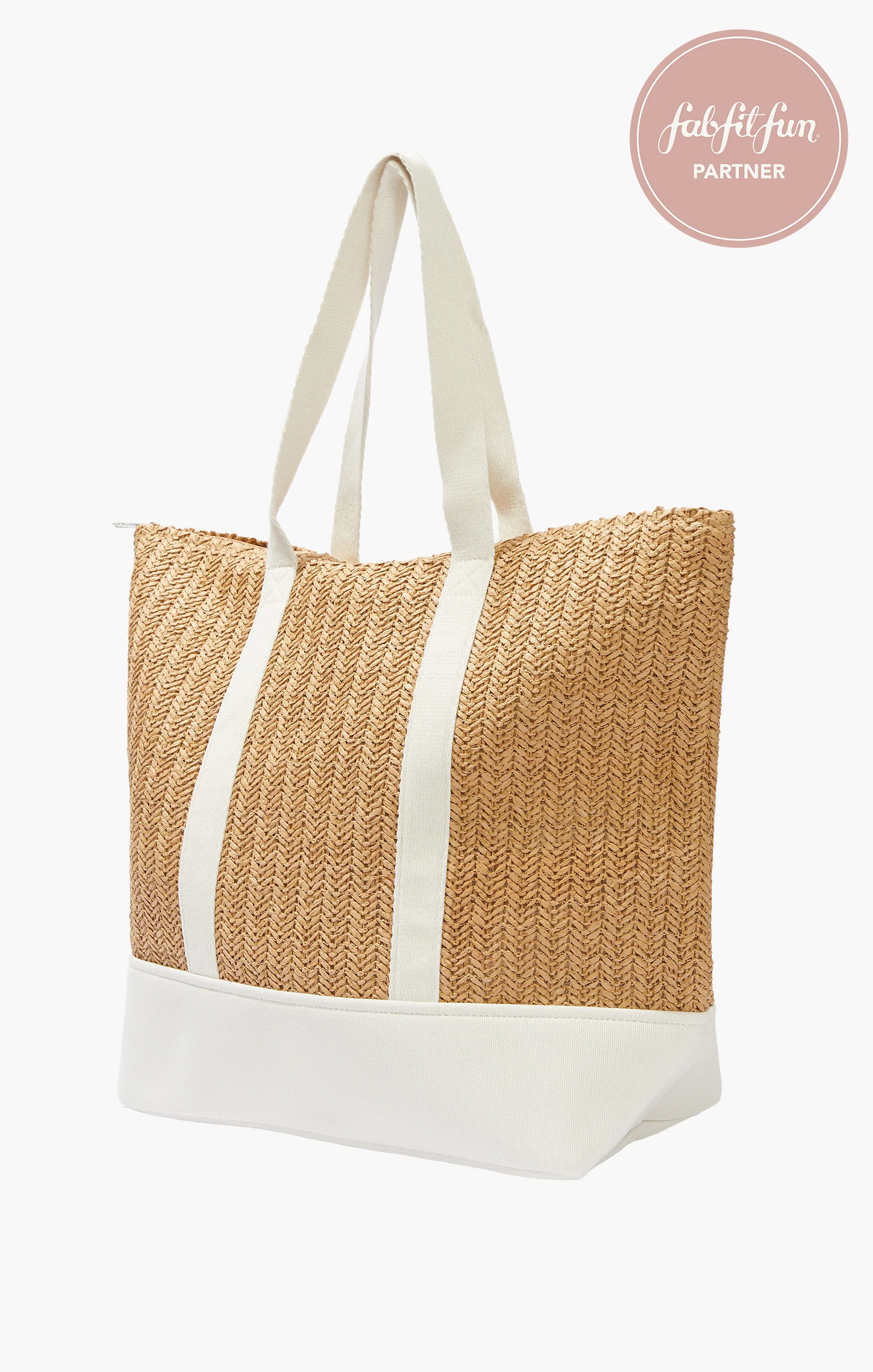 Sunseeker Tote ~ Natural and Ivory