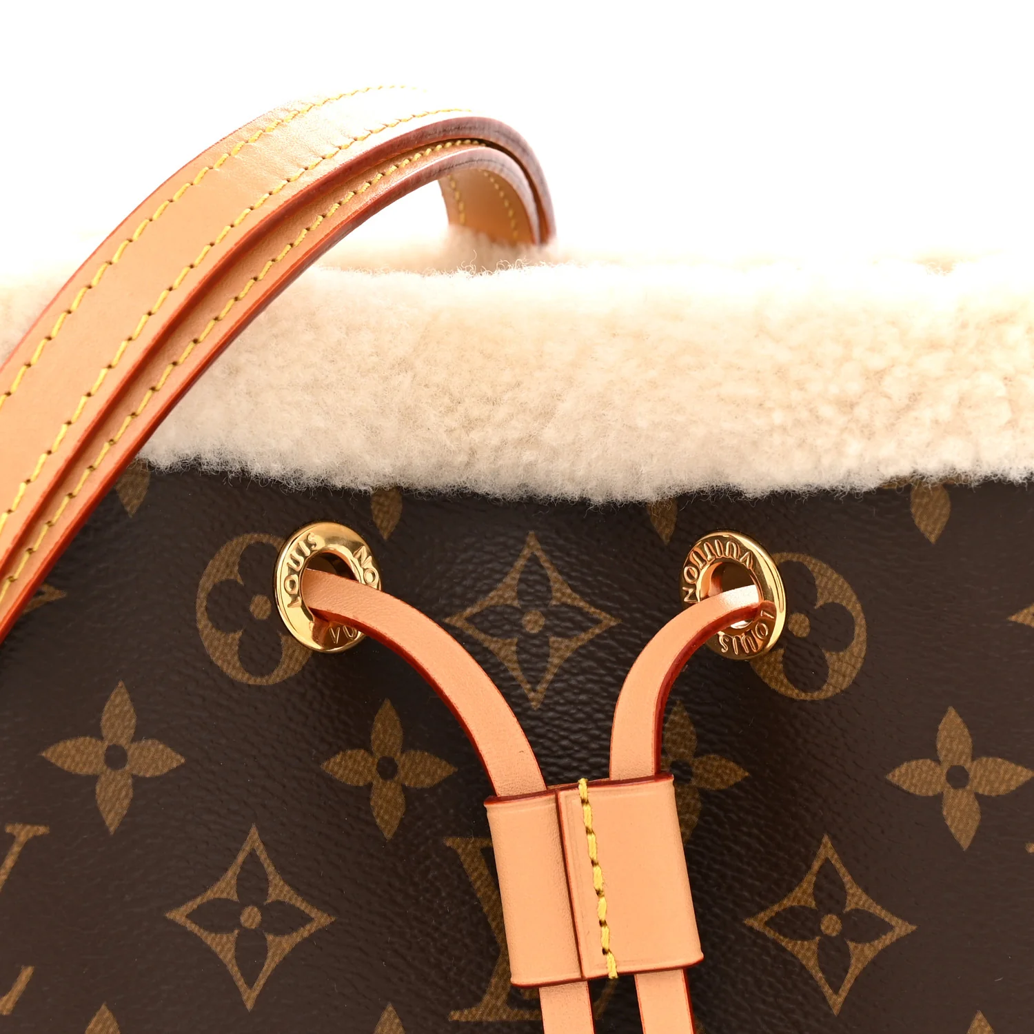 Monogram Shearling Cozygram Neonoe BB - Top Club