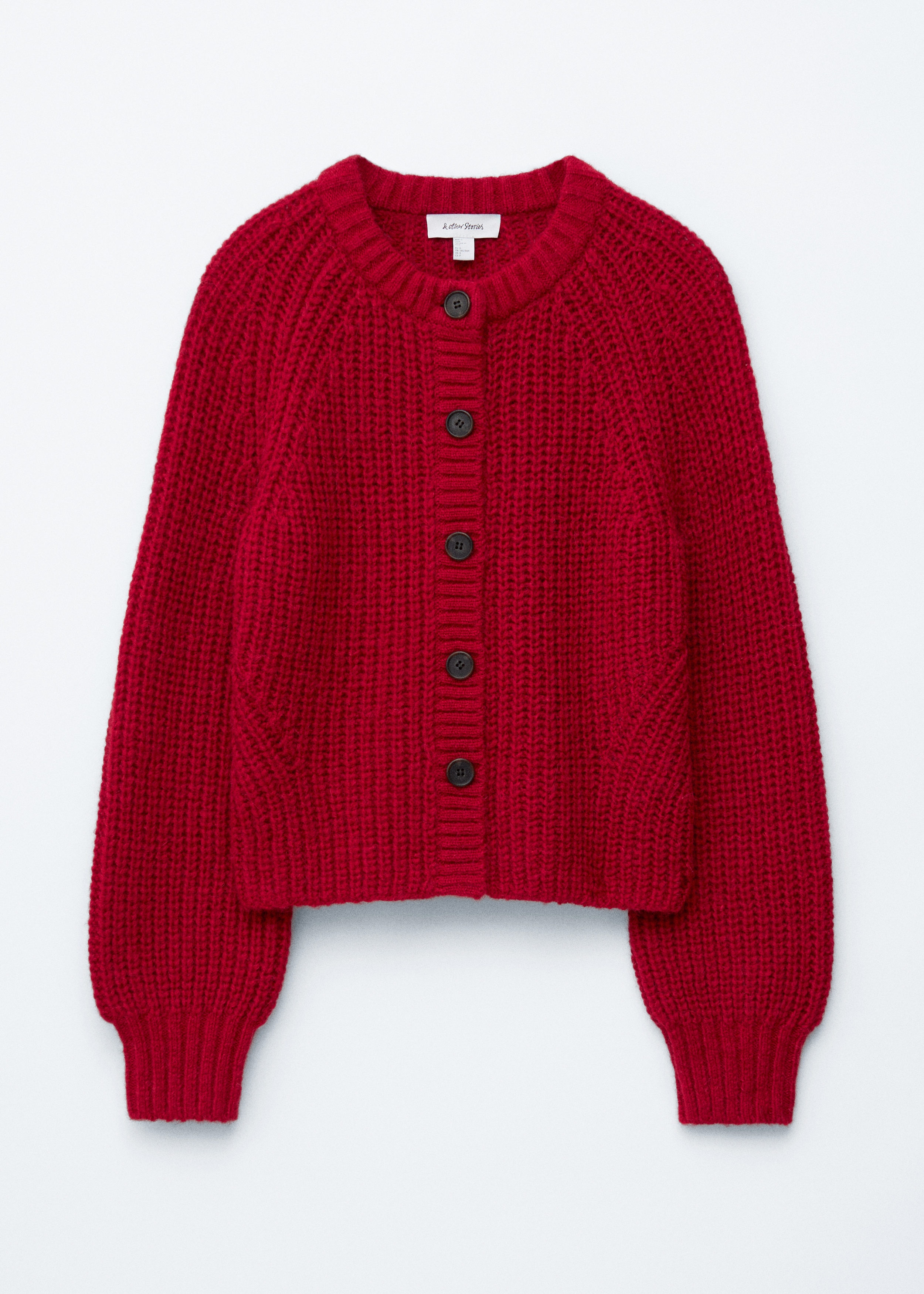 & Other Stories BALLOON-SLEEVE CARDIGAN