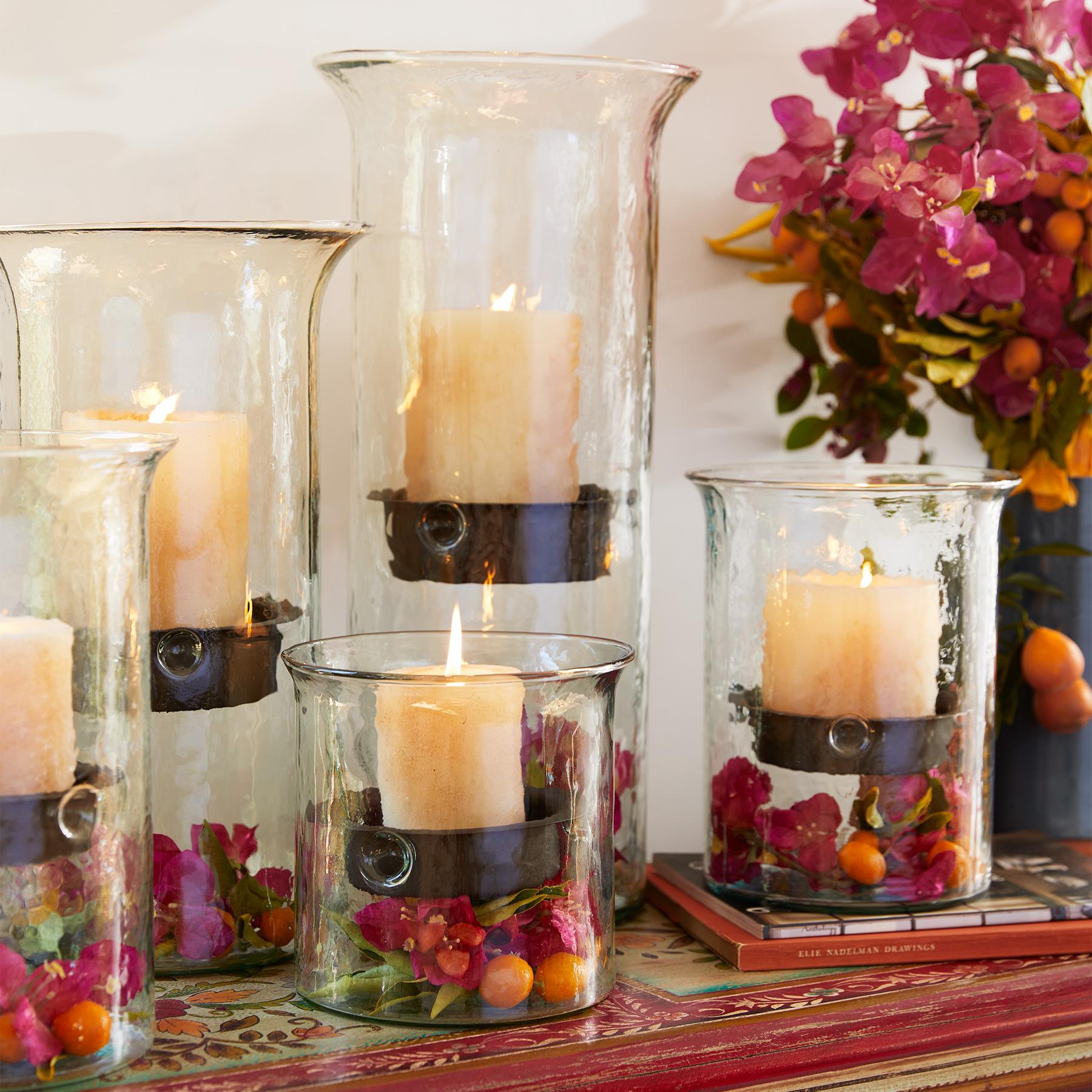 Blown Glass Hurricane - Sundance Living