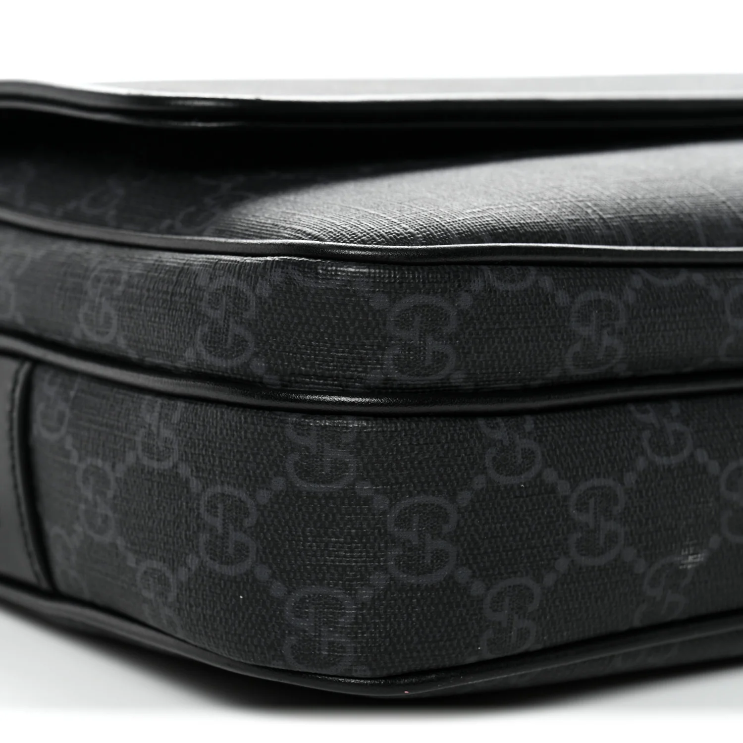 GG Supreme Monogram Small Crossbody Bag Black - Top Club