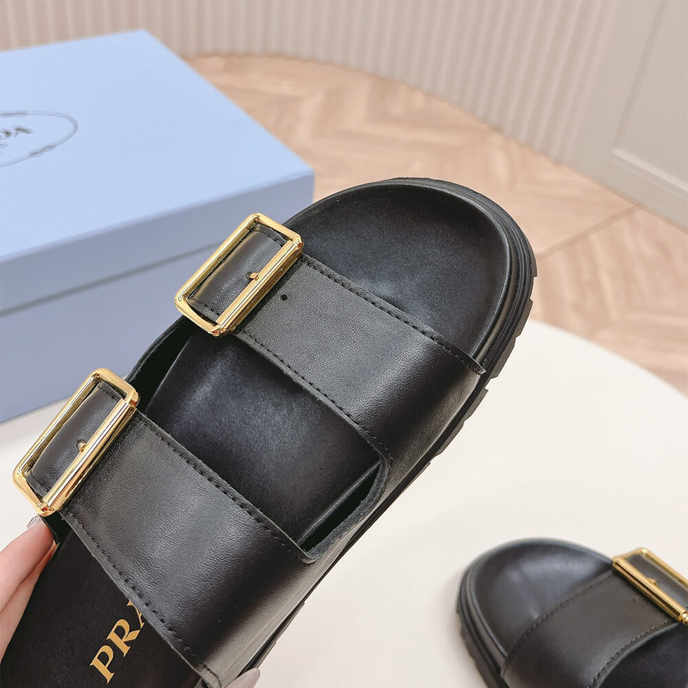 PRADA Nappa leather slides - Top Club
