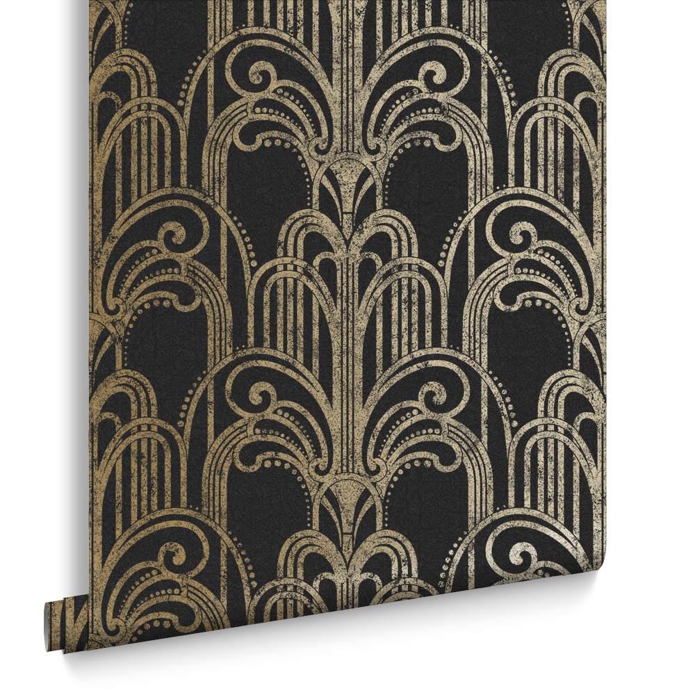Graham & Brown  vliesbehang  Art Deco Black Gold Graham & Brown  vliesbehang  Art Deco Black Gold
