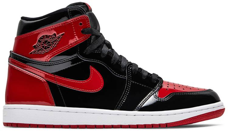 Air Jordan 1 Retro High OG Patent  Bred  555088-063 - Sneaker Replica Workshop