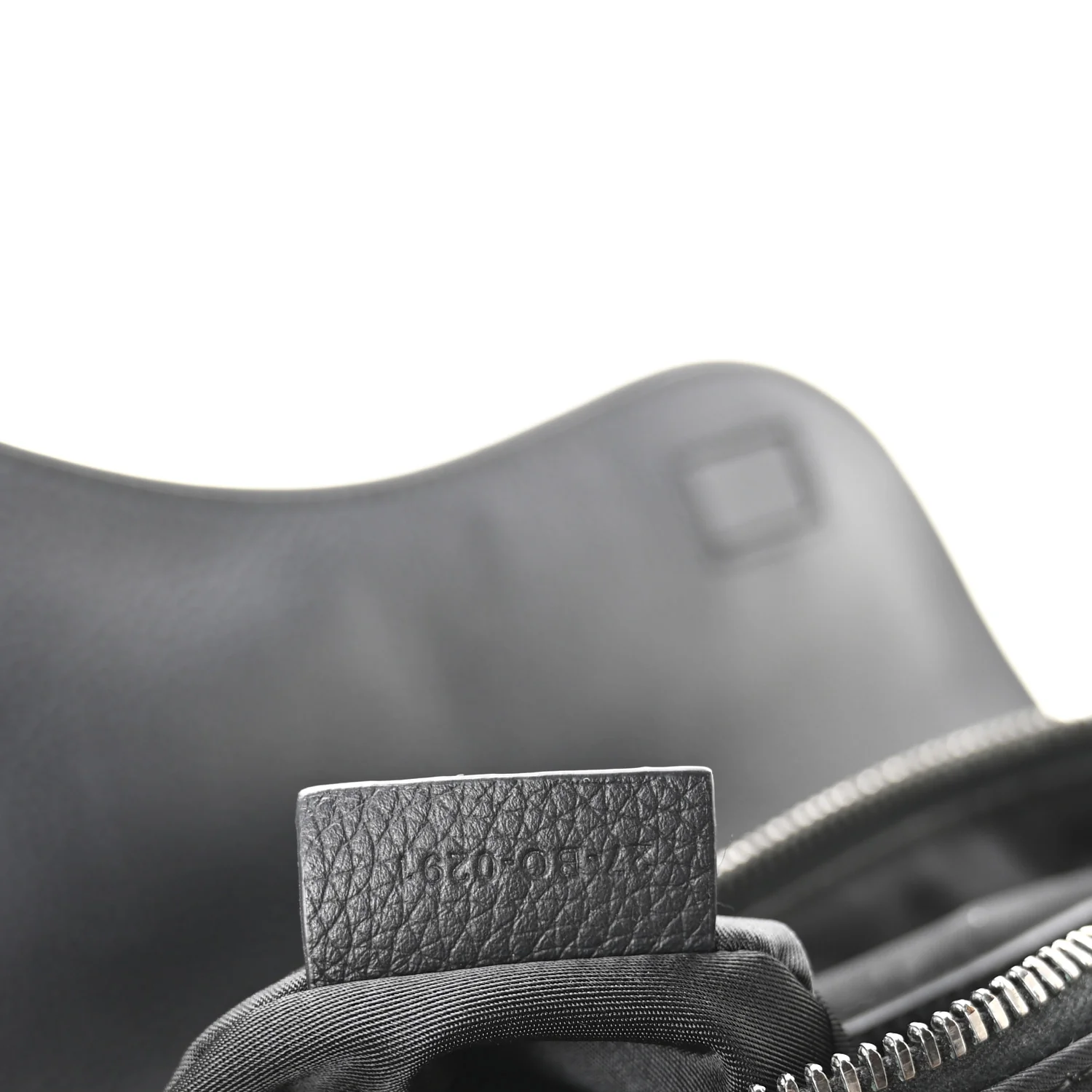Nylon Grained Calfskin Saddle Bag Black Multicolor - Top Club