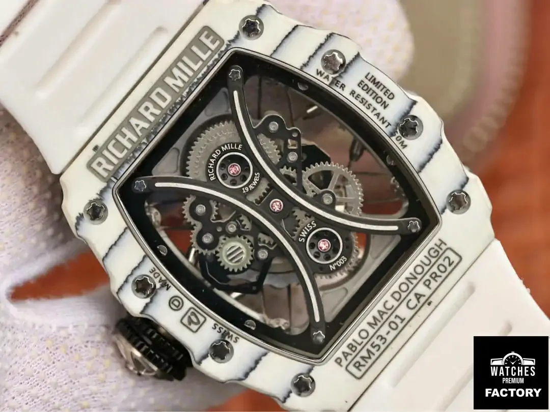 Richard Mille RM53-01 KV Factory Rubber Strap