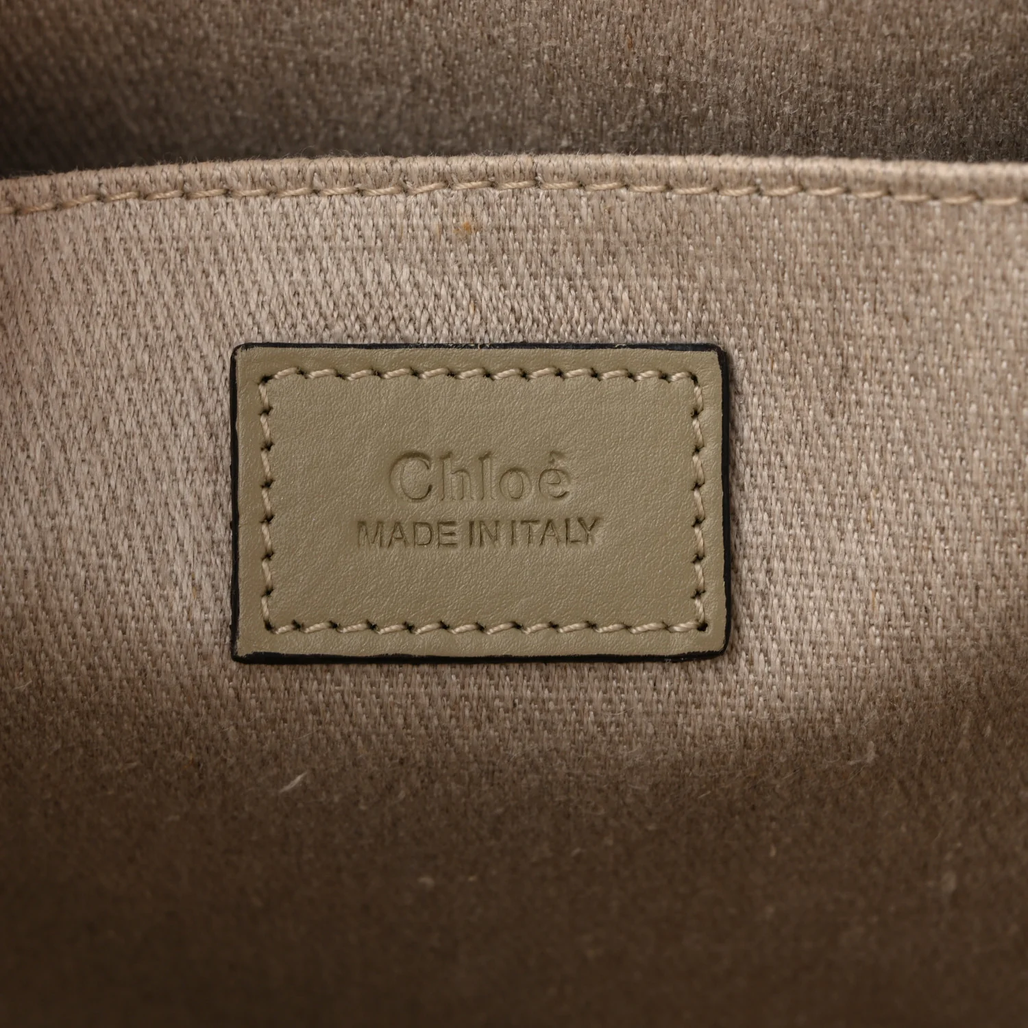Cotton Medium Woody Ribbon Tote Slate Green - Top Club