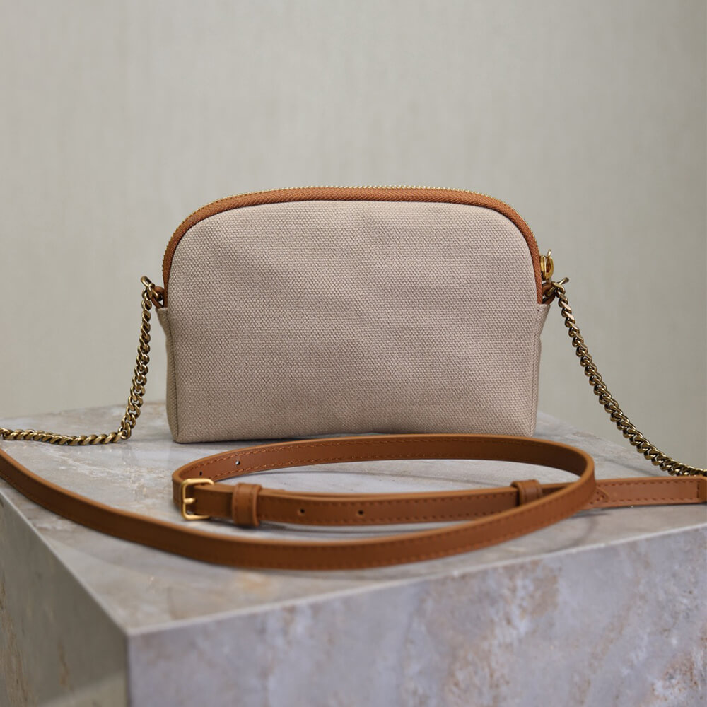 YSL GABY zipped pouch in canvas - Top Club