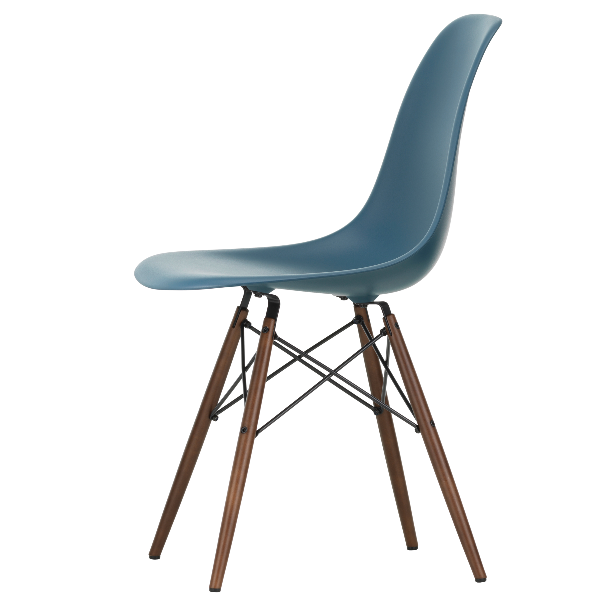 Eetkamerstoel DSW RE esdoorn donker Sea Blue