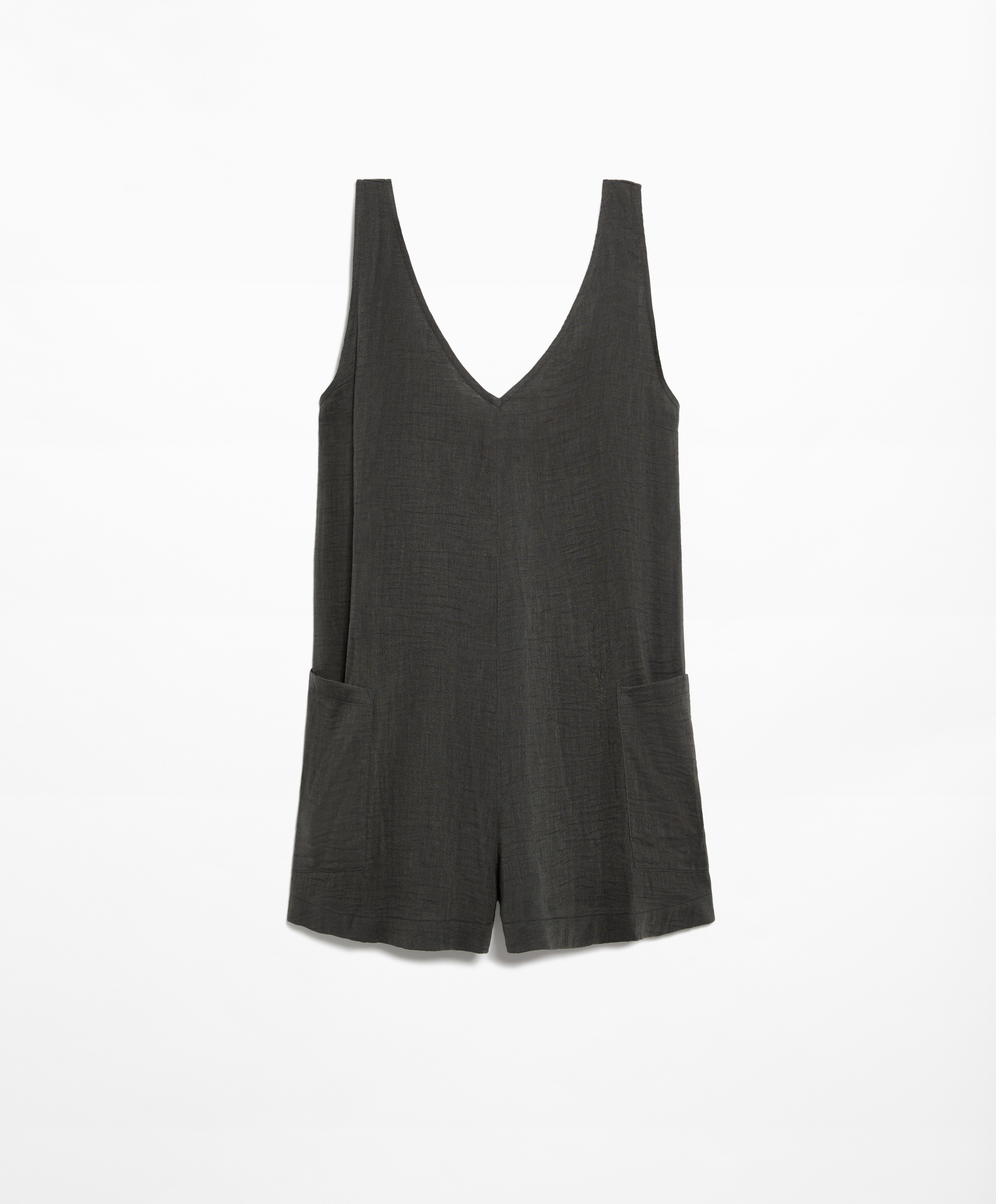 OYSHO Short jumpsuit with cotton