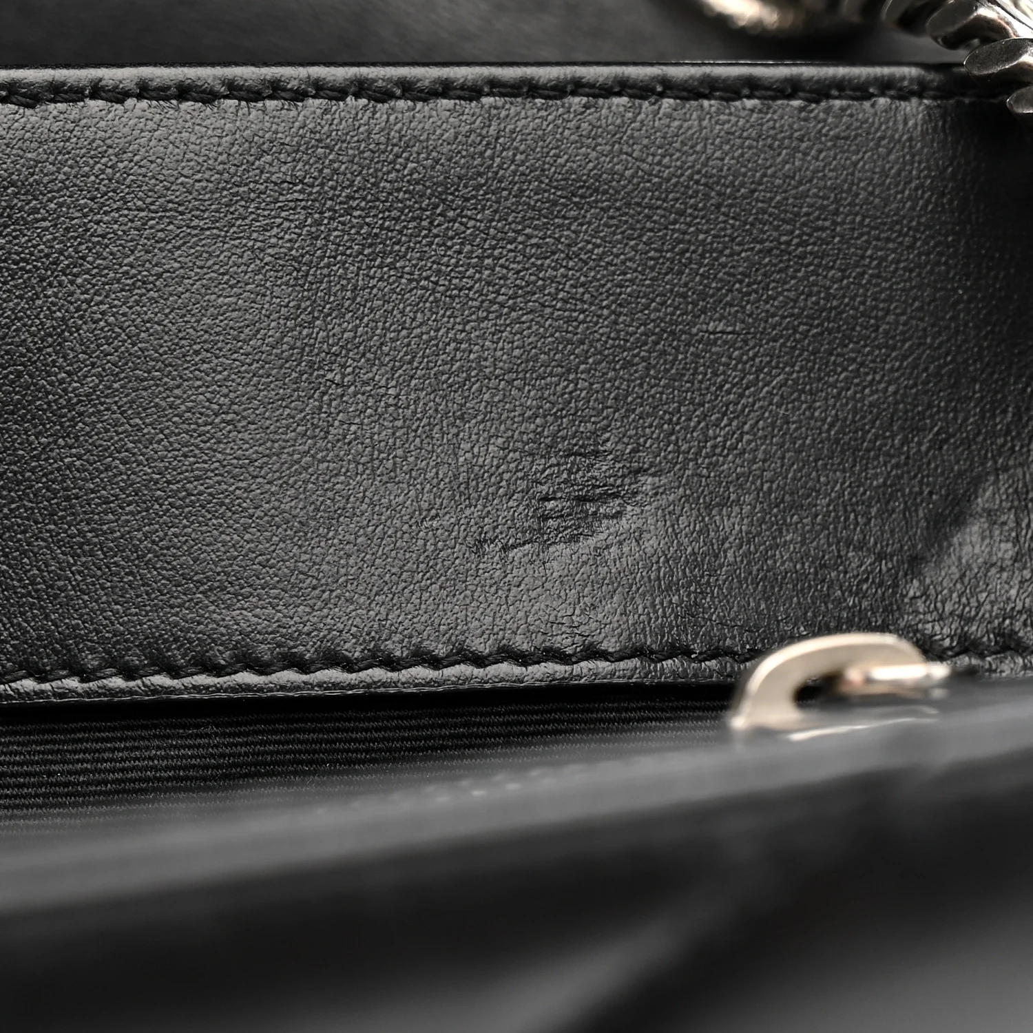 Calfskin Y Quilted Monogram Medium Loulou Chain Satchel Black - Top Club