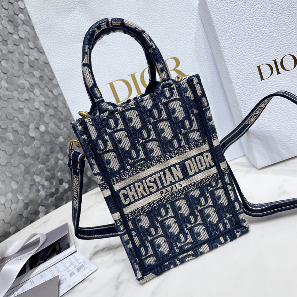 MINI DIOR BOOK TOTE PHONE BAG - Top Club