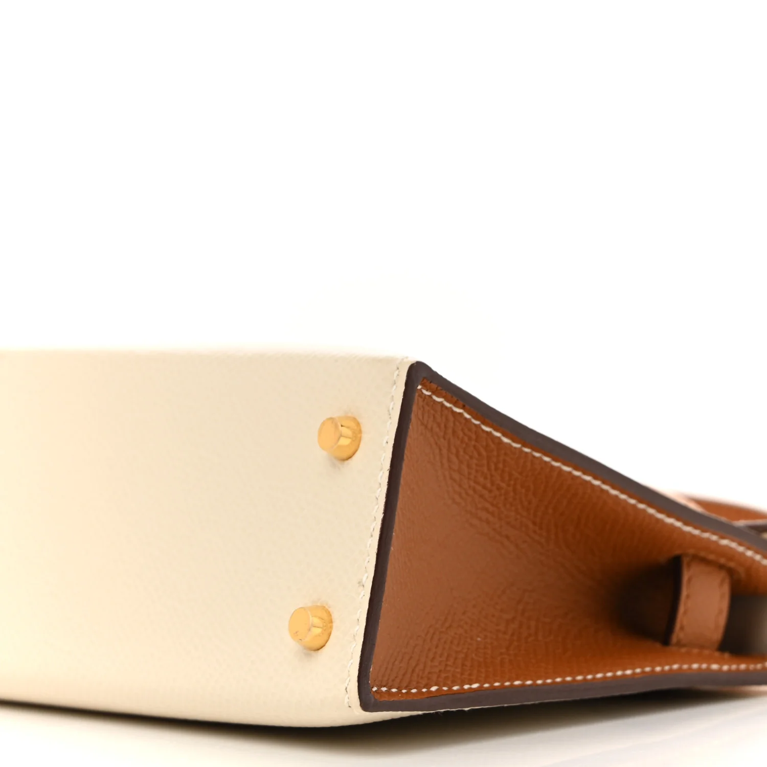 Epsom Horseshoe Mini Kelly Sellier 20 Craie Gold - Top Club