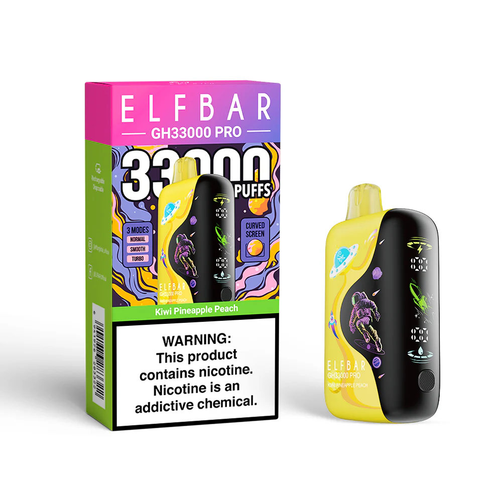 ELFBAR GH33000 PRO Rechargeable Disposable Vape (All Flavours)