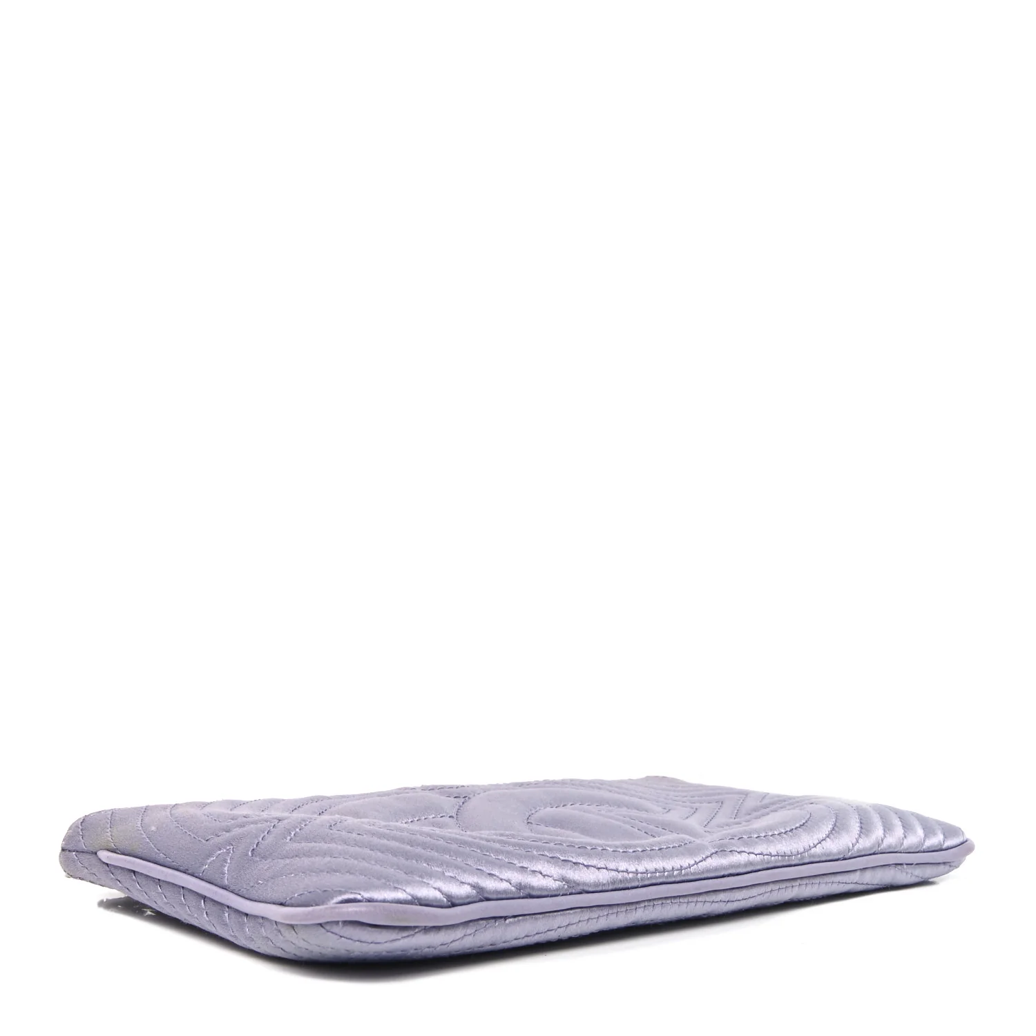 Satin Camellia Evening Bag Light Purple - Top Club