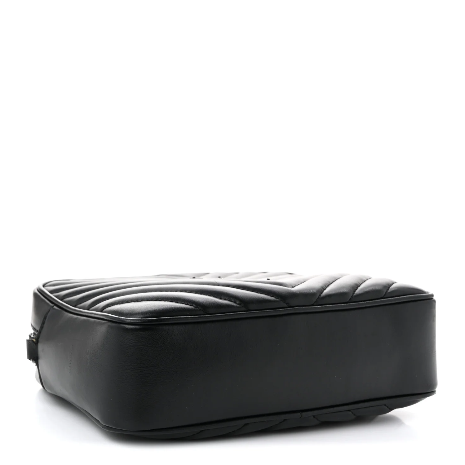 Calfskin Matelasse Monogram Monochrome Lou Camera Bag Black - Top Club