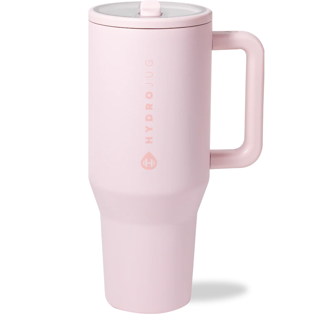 Traveler 40 oz FreeSip® Stainless Steel Water Bottle - Pink Sand
