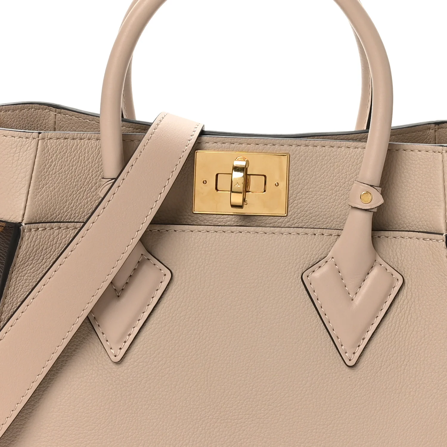 Calfskin Monogram On My Side PM Greige - Top Club