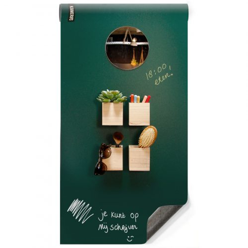 Magneetbehang mat - krijtbord mosgroen 50x250