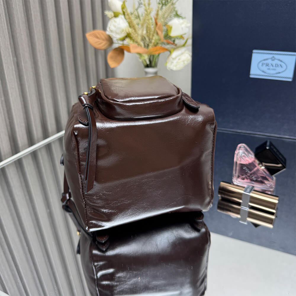 Prada Dangle leather top-handle mini-bag(HIGH-END GRADE) - Top Club