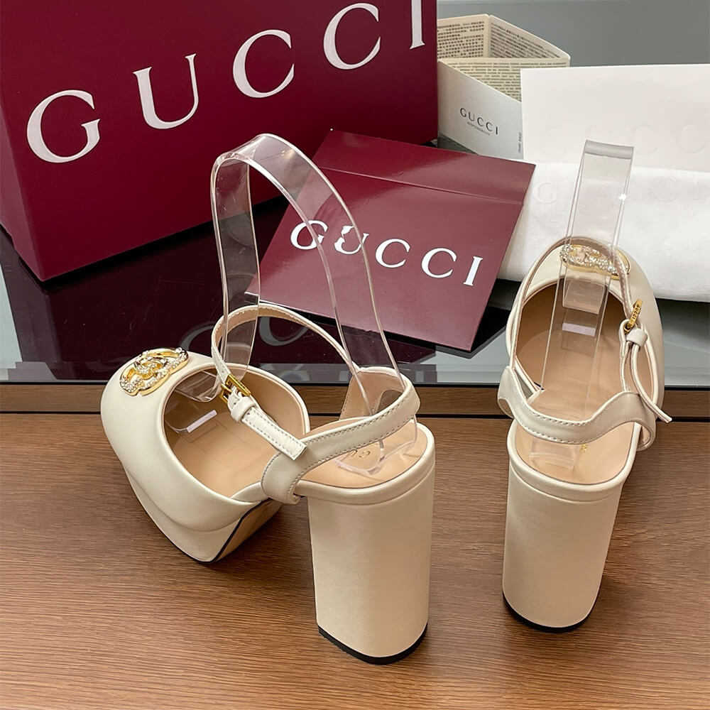 GUCCI Women s platform pump with Double G - Top Club
